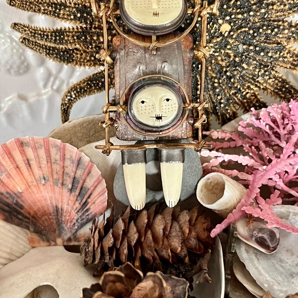 Carolyn Morris Bach Brooch Pendant Sterling Silver and 18K Gold - Picture 6 of 15